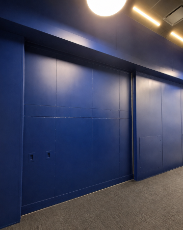 Acoustic sliding door